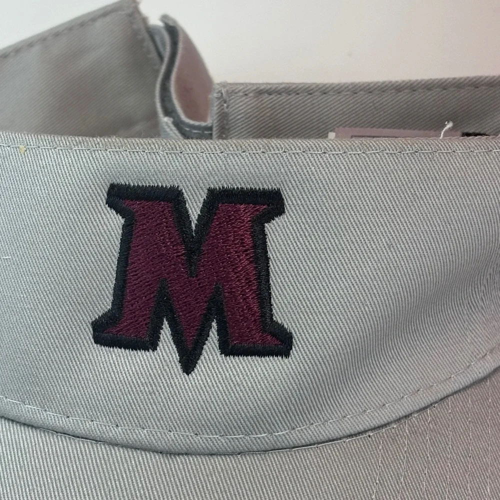 Adidas Molloy College Lions Fan Bundle OS Grey Red Visor‎ Bag Bundle New Parent